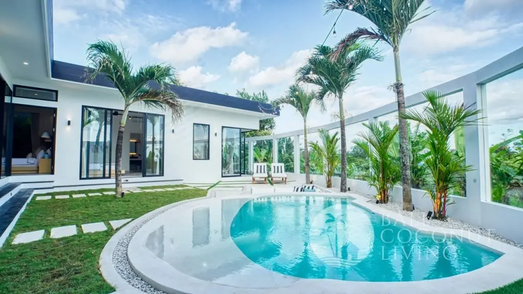 A comfortable 3BR villa for monthly rent in Canggu