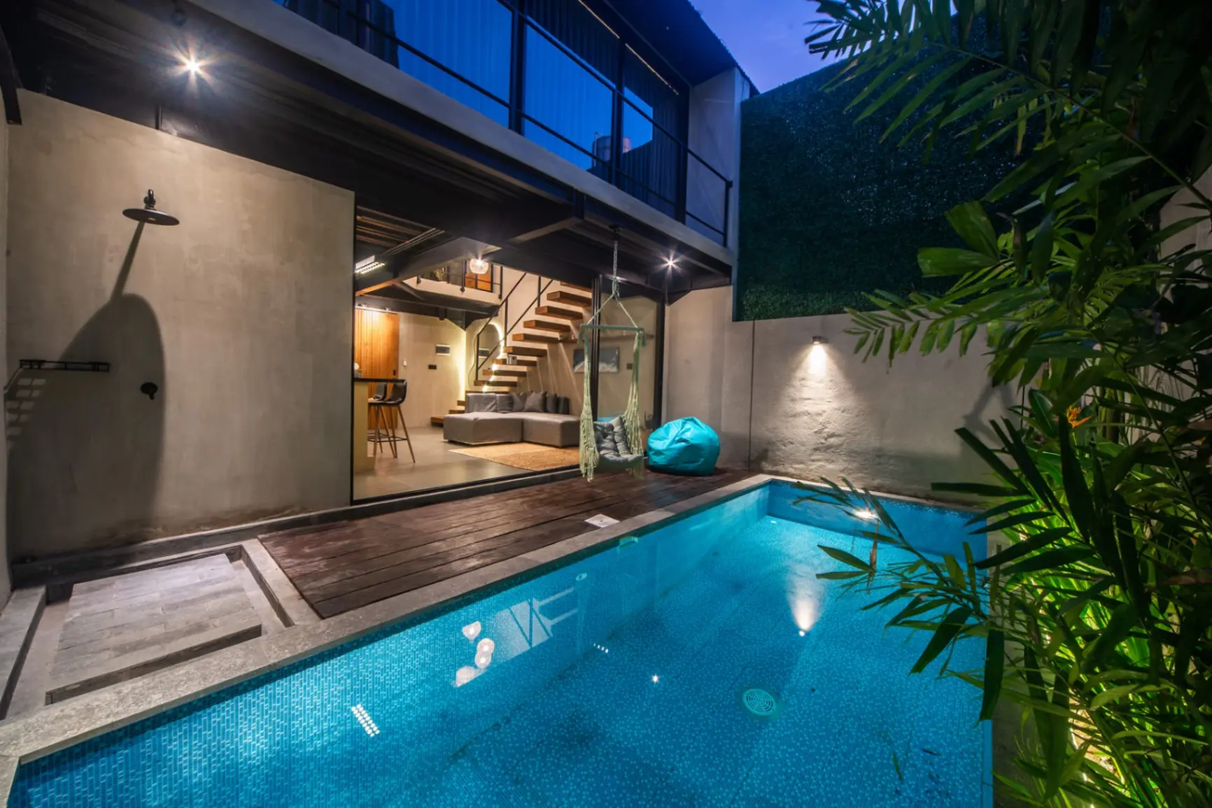 Loft style villa with Private pool