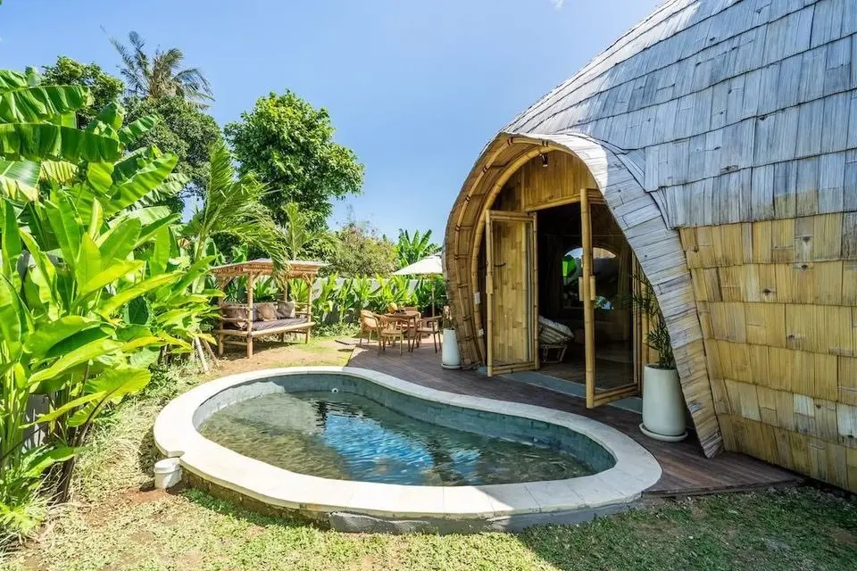Unique Bamboo Luxury 1 Bedroom Villa in Seseh