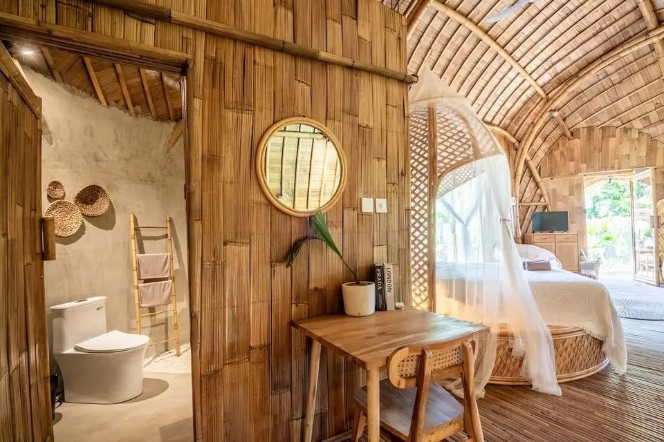Unique Bamboo Luxury 1 Bedroom Villa in Seseh — image 4