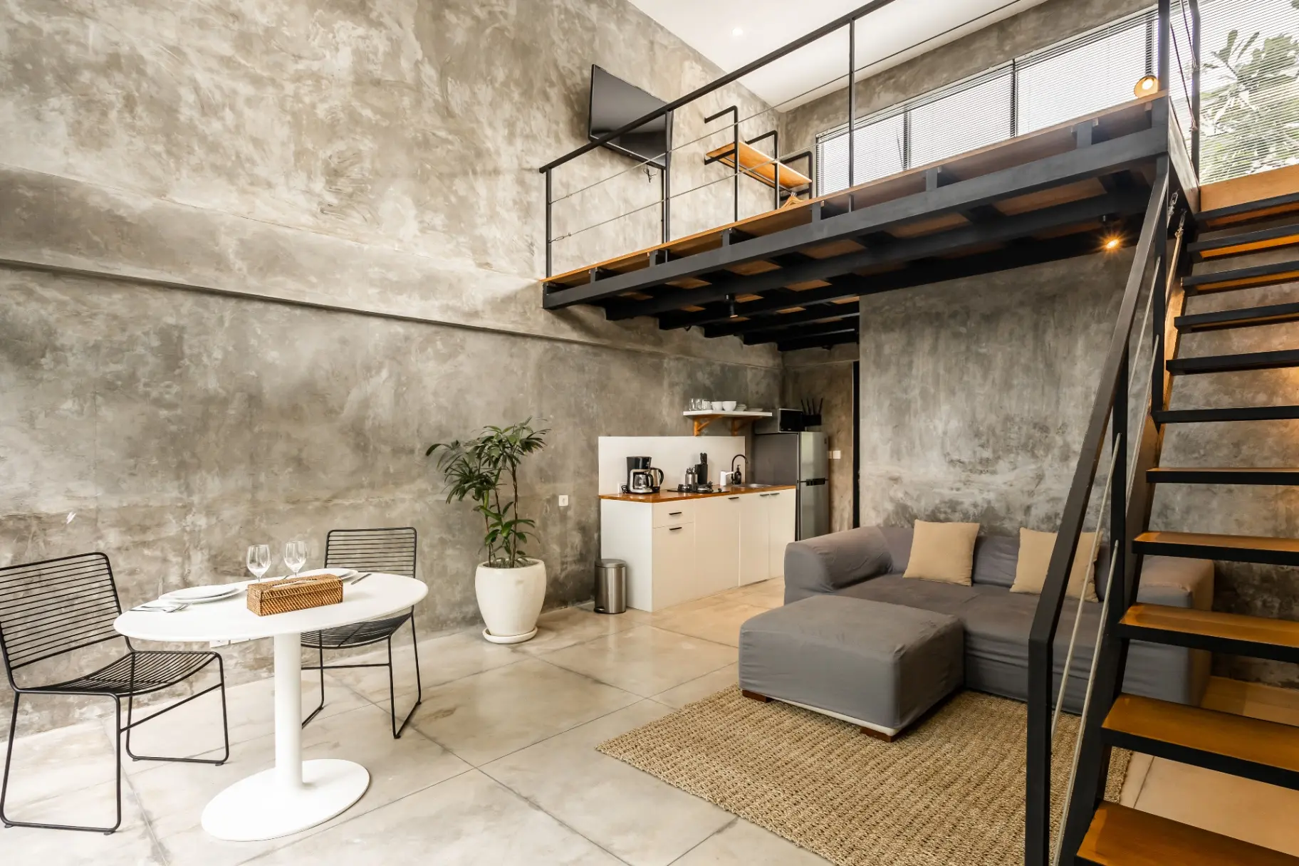 Modern Mezzanine Villa w/ Private Pool & Garden — image 2