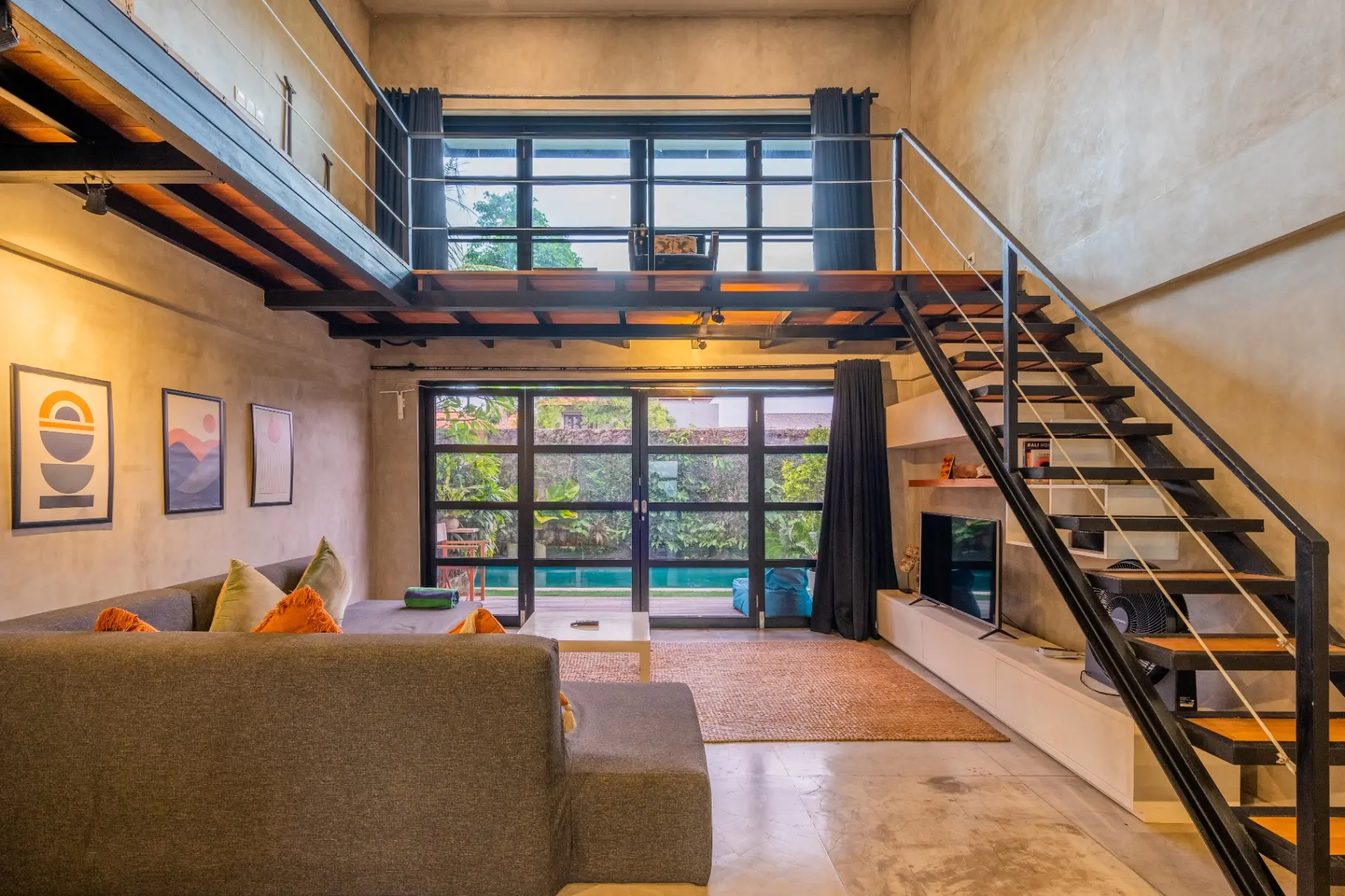 Berawa 2 - 1BR Central Canggu Modern Loft w/ Shared Pool & BBQ — image 3
