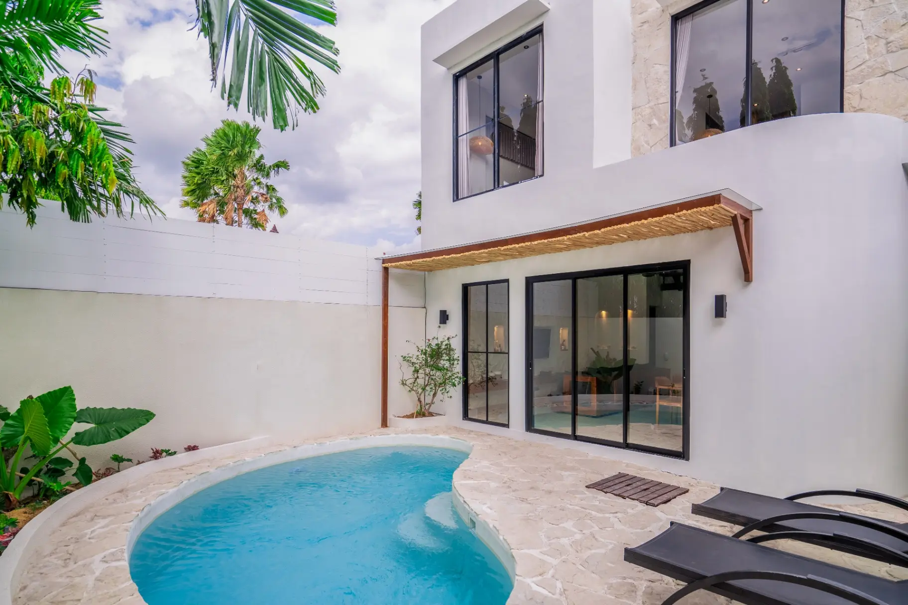 Tropical Modern 2BR Villa w/ Pool Near Beach