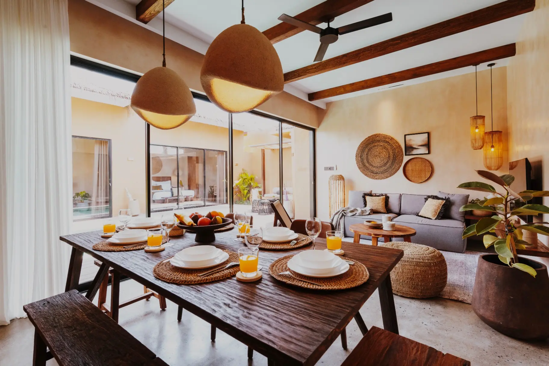 Earthy Modern 2BR Villa in Pantai Lima Pererenan - Brand New — image 1