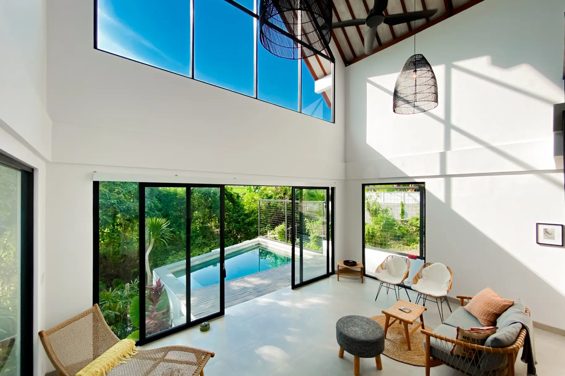 Ricefield views in new Villa
