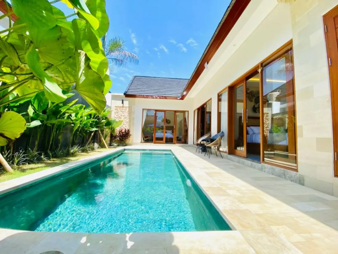 Embrace The 2 Bedrooms Modern Balinese Villa Located in Cemagi