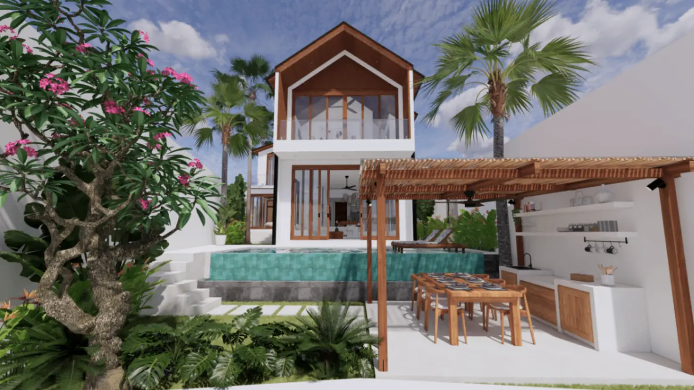 4-Bedroom Villa with River Views in Cepaka