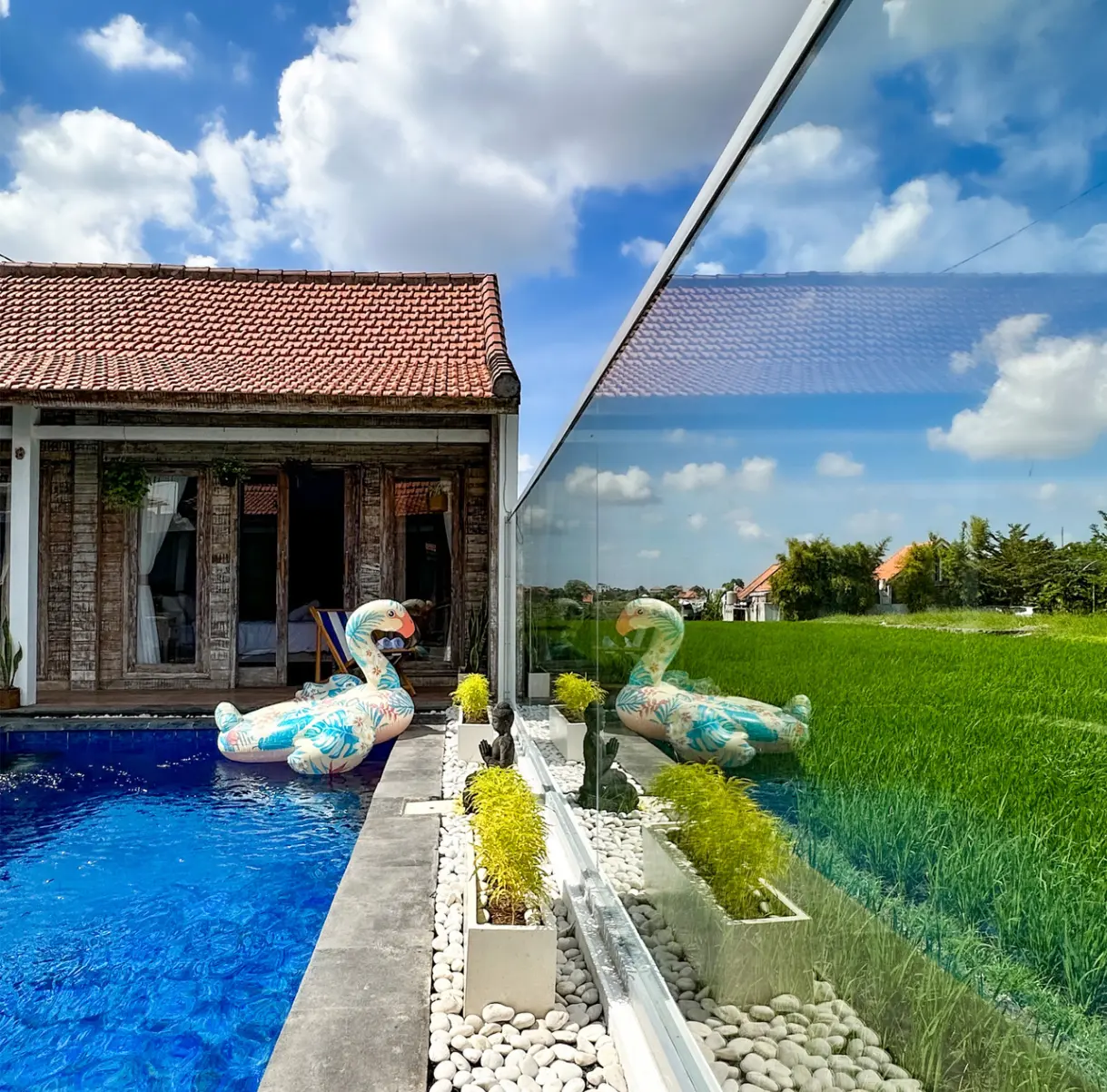 Charming 3-Bedroom Balinese Villa with Rice Field Views in Canggu – IBAR107 — image 1