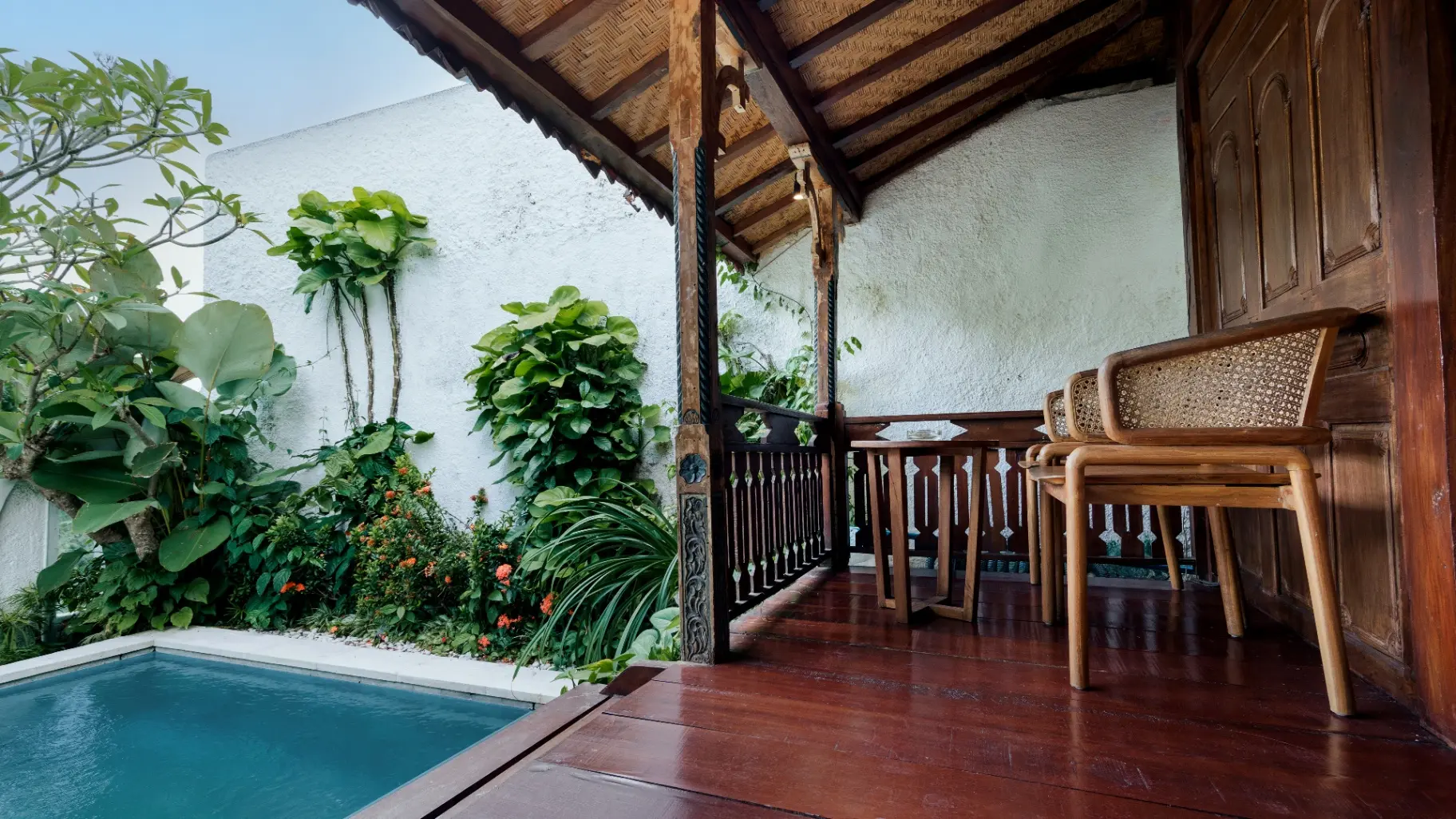 Riverside- 2BR Modern Fusion villa w/ pool & view — image 3