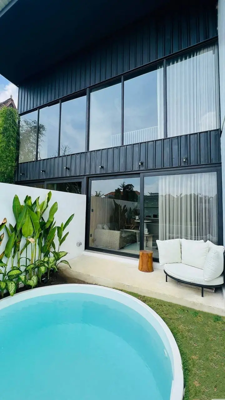 1 BEDROOM MODERN MEZZANINE HOME WITH RICE FIELD VIEW IN CANGGU BABAKAN – AF374 — image 1