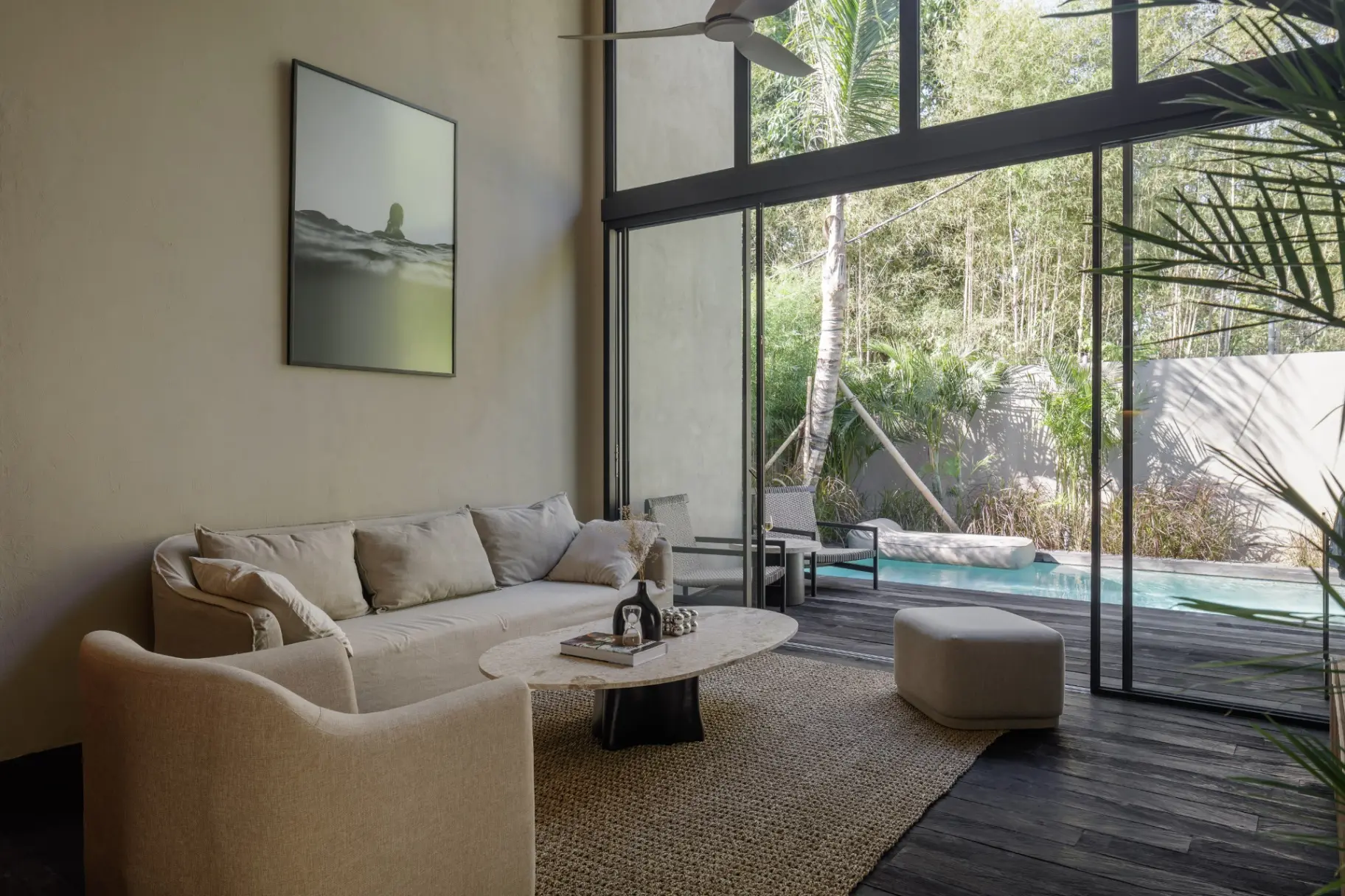 3-bedroom Tropical Contemporary Villa in Nyanyi Tabanan — image 2