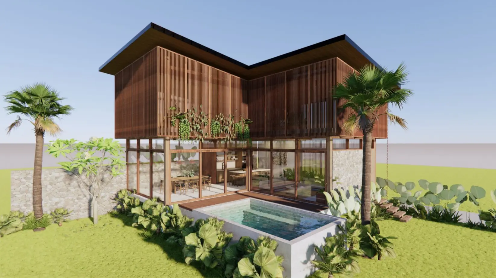 2 BD Villa Riem Seseh — image 3