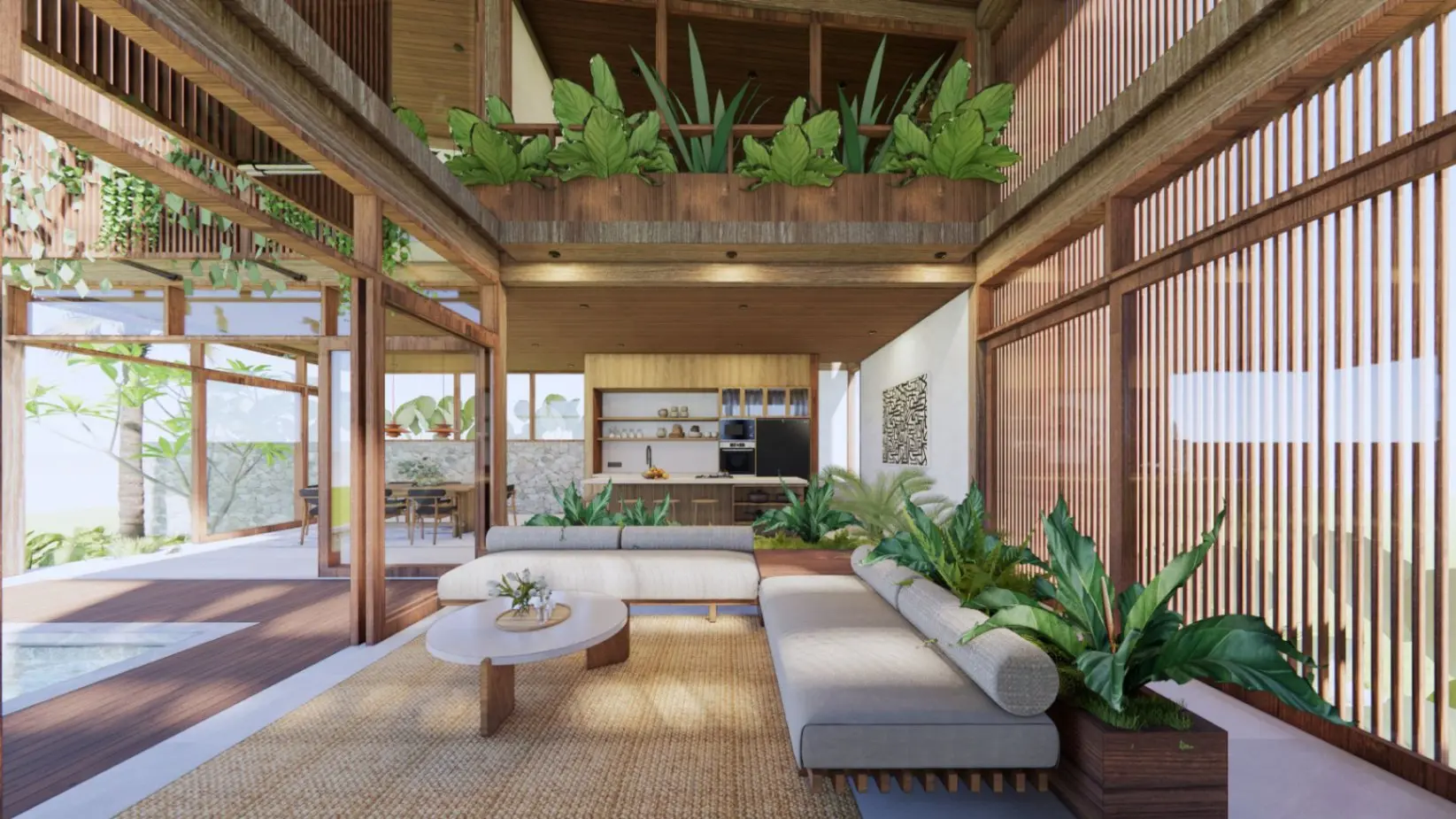 2 BD Villa Riem Seseh — image 2