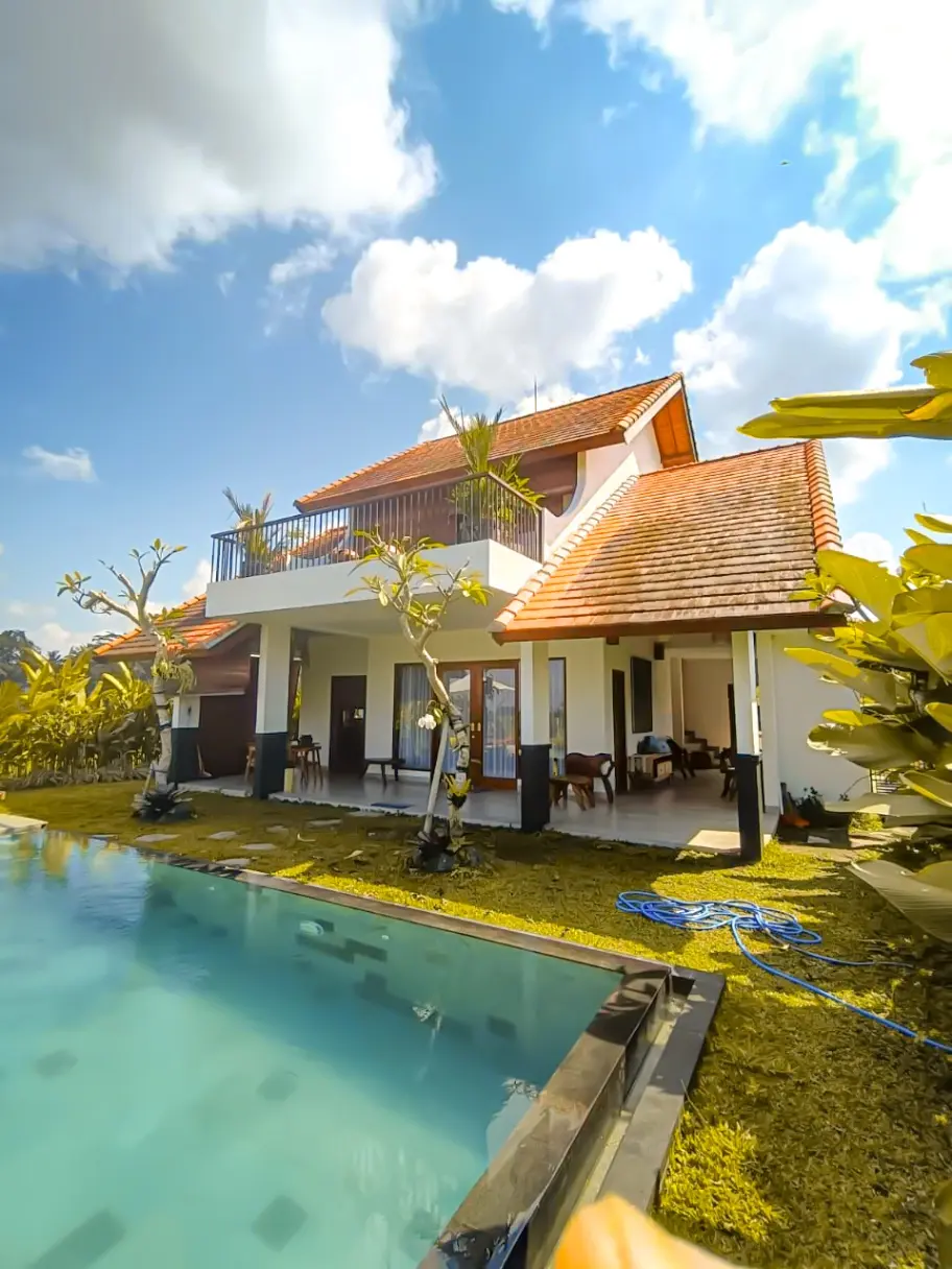 Tropical 2BR with 360° Rice Fields view