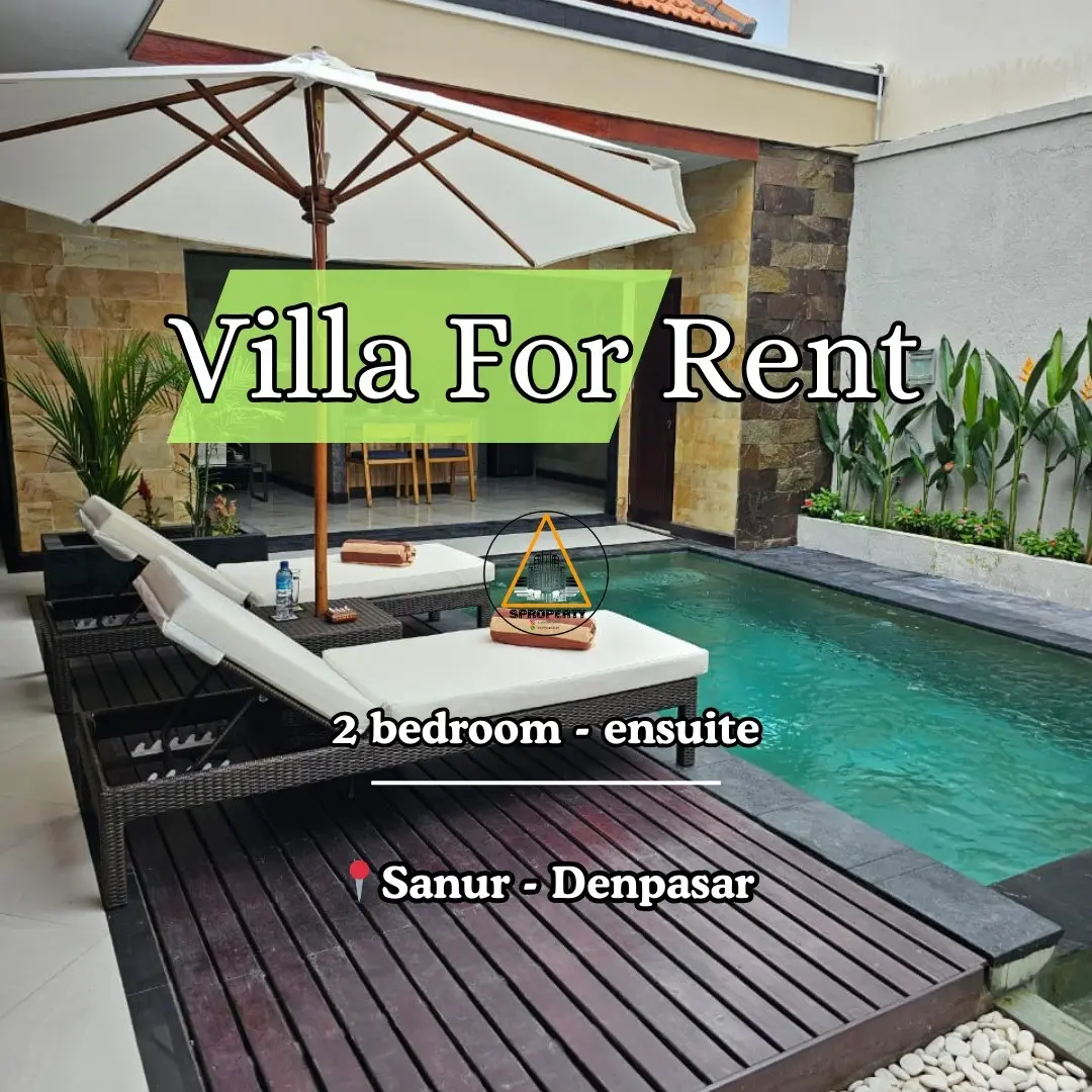 For Rent New Villa in Sanur
