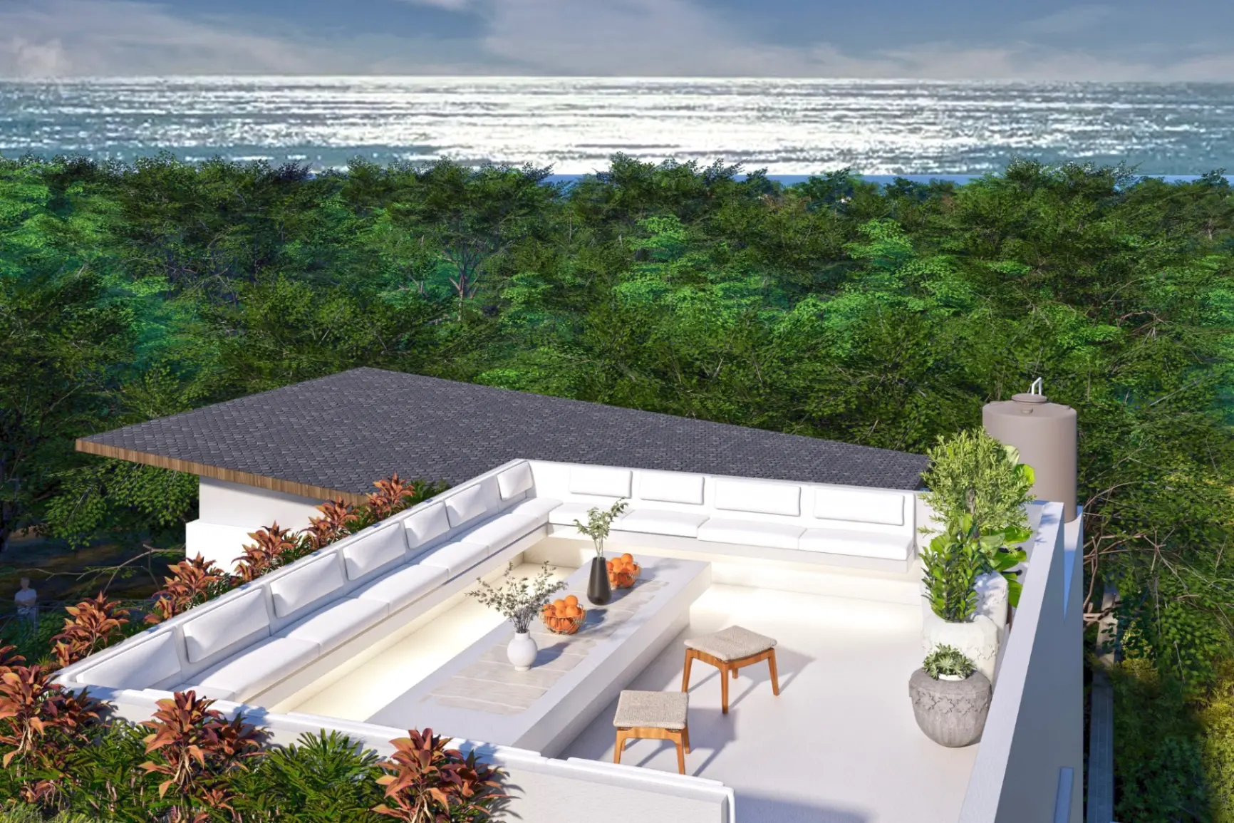 Luxury 3-Bedroom Villa with Rooftop Ocean & Sunset Views — image 2