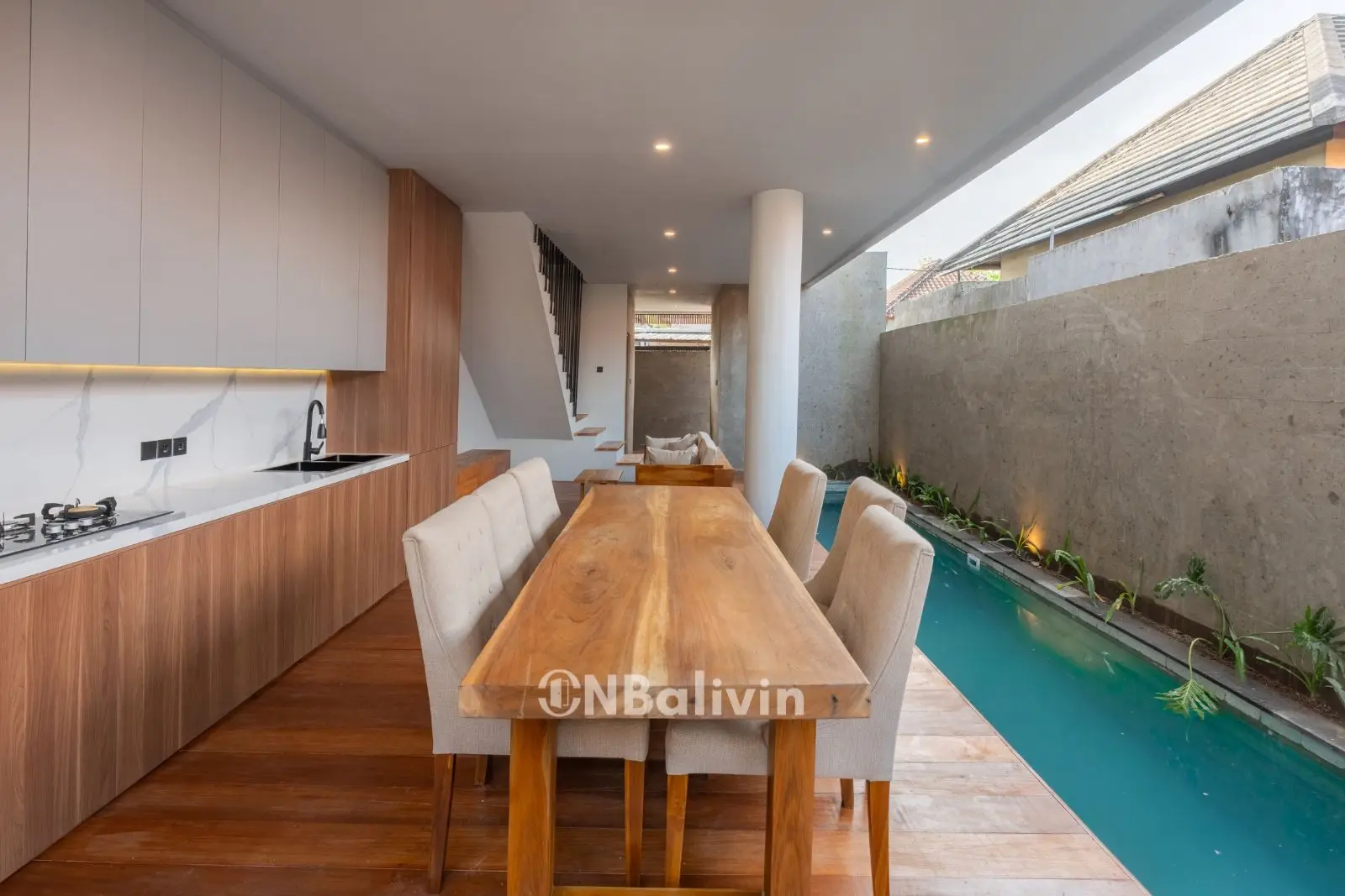 Stylish 2BR Villa with Private 12m Pool – Canggu Yearly Rent — image 4