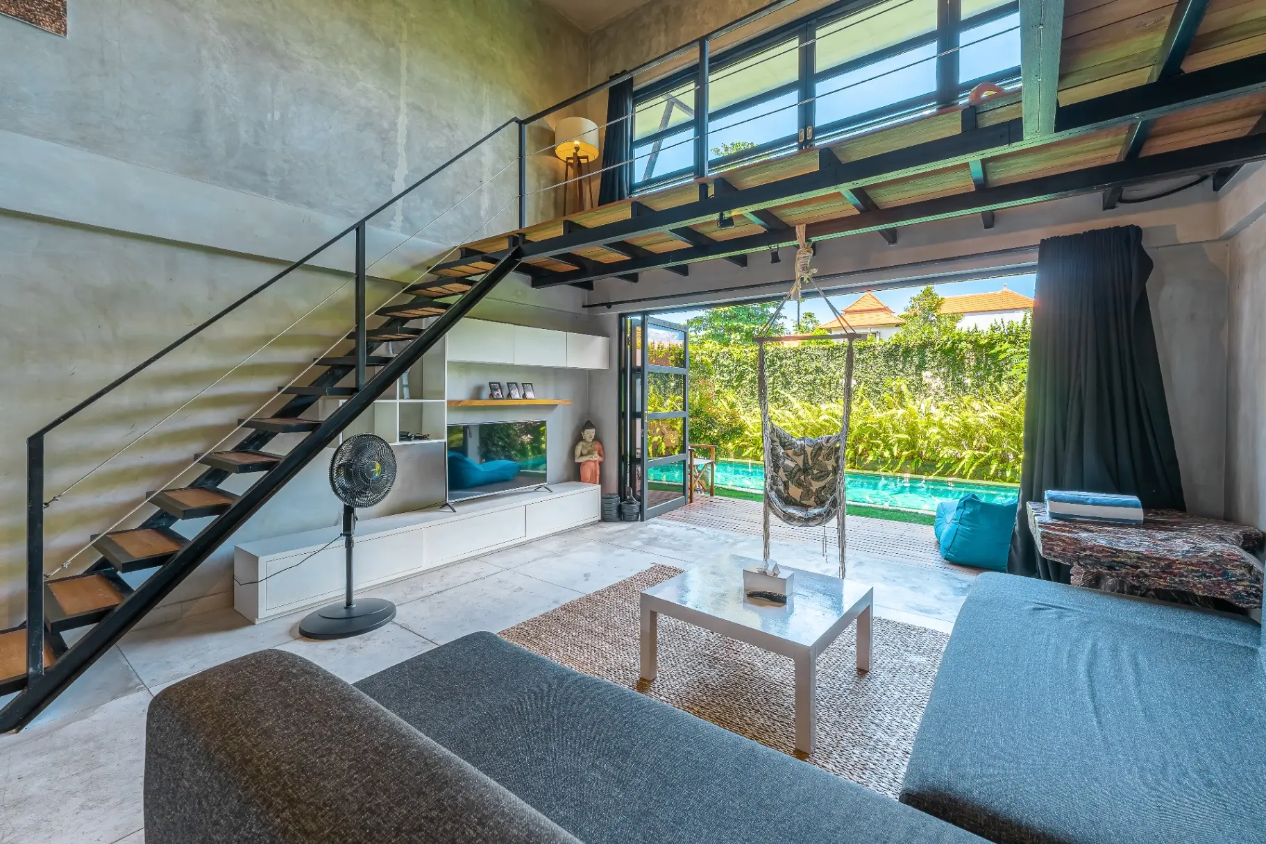 Loft GL 9 - Simple and Calm Loft in Berawa with Industrial Design