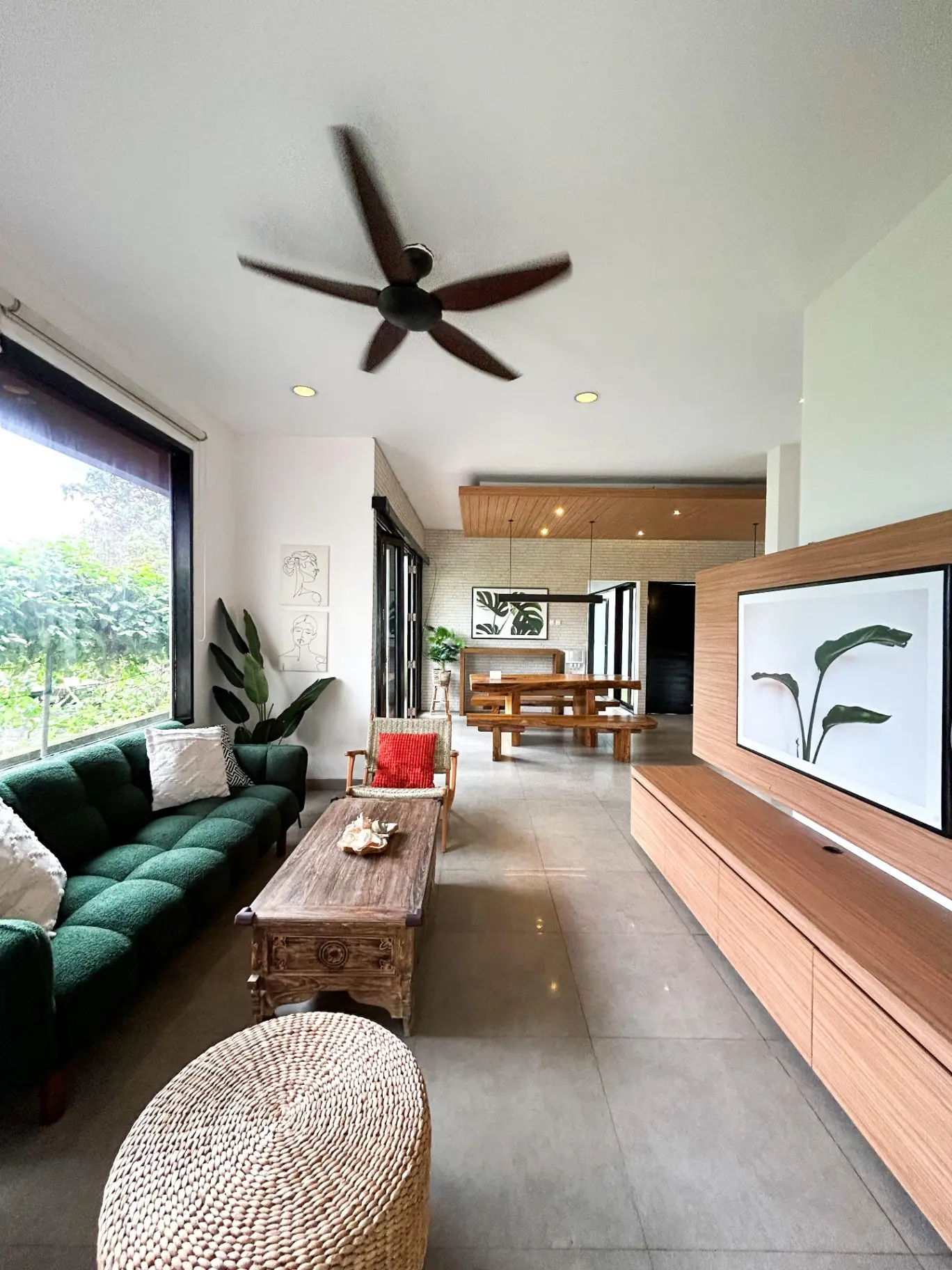 3BR Balian Beach Villa Monthly Rent available
