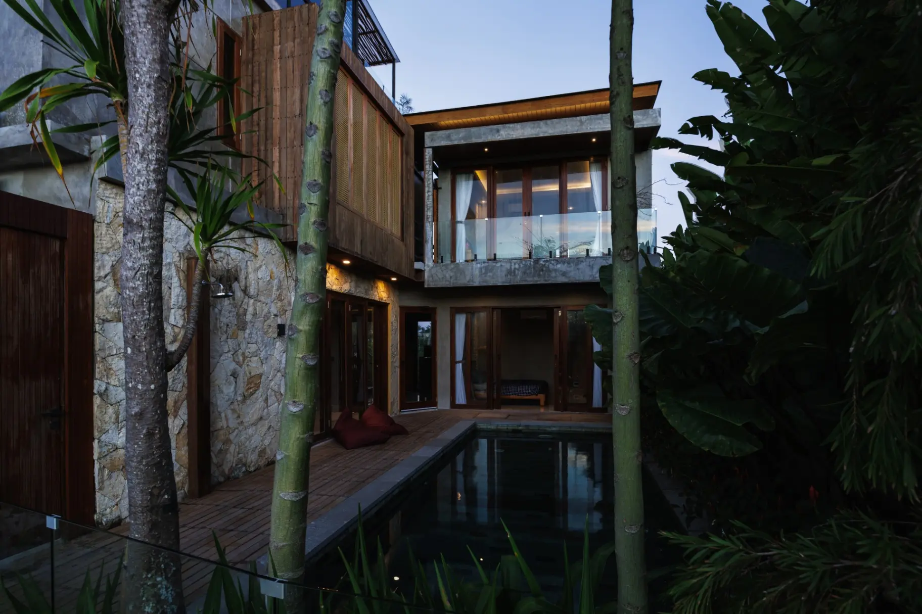 4BR Villa with Rooftop Ocean & Rice Field Views