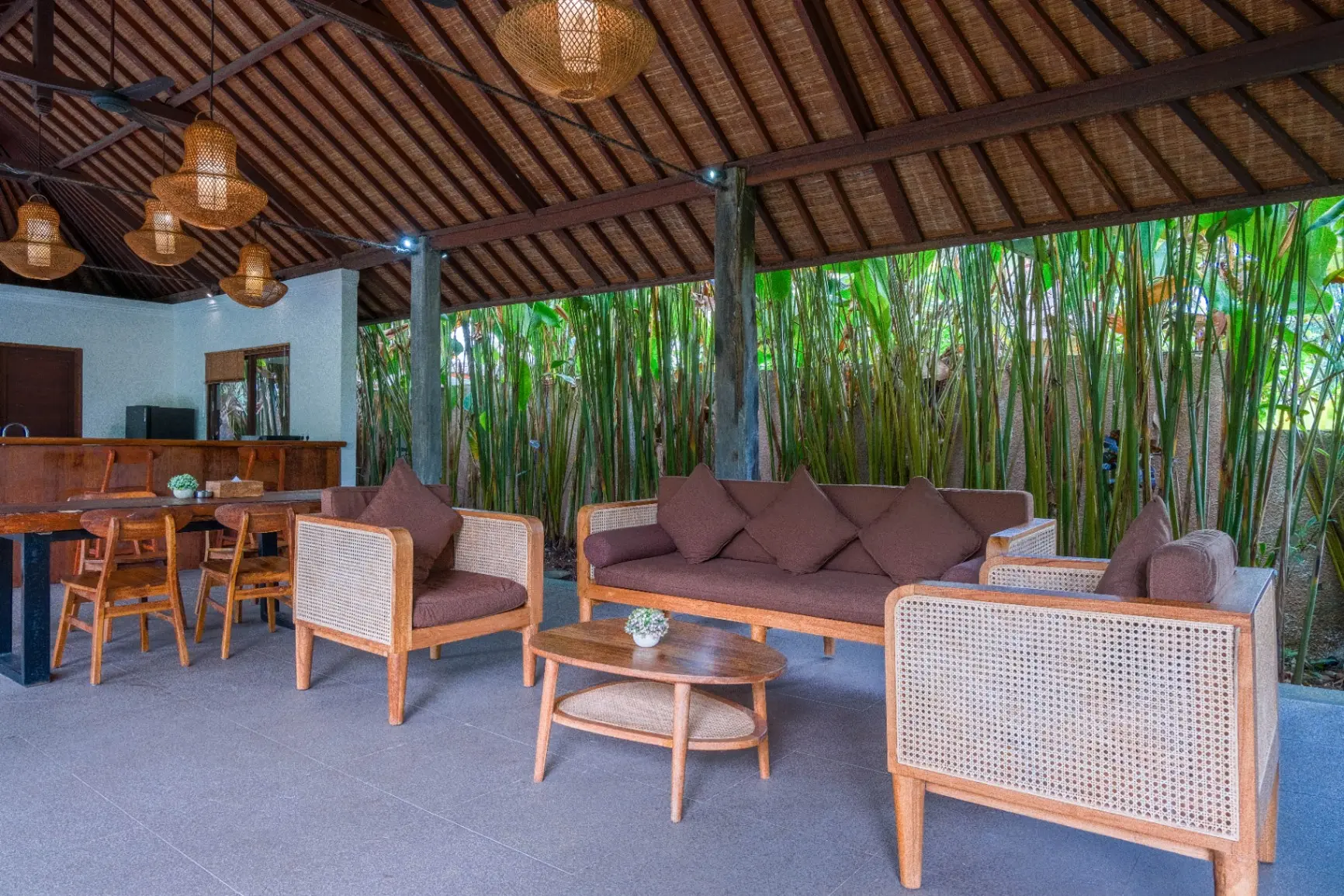 For Rent-3 bedrooms villa with private pool & jungle view in Kenderan Ubud — image 3