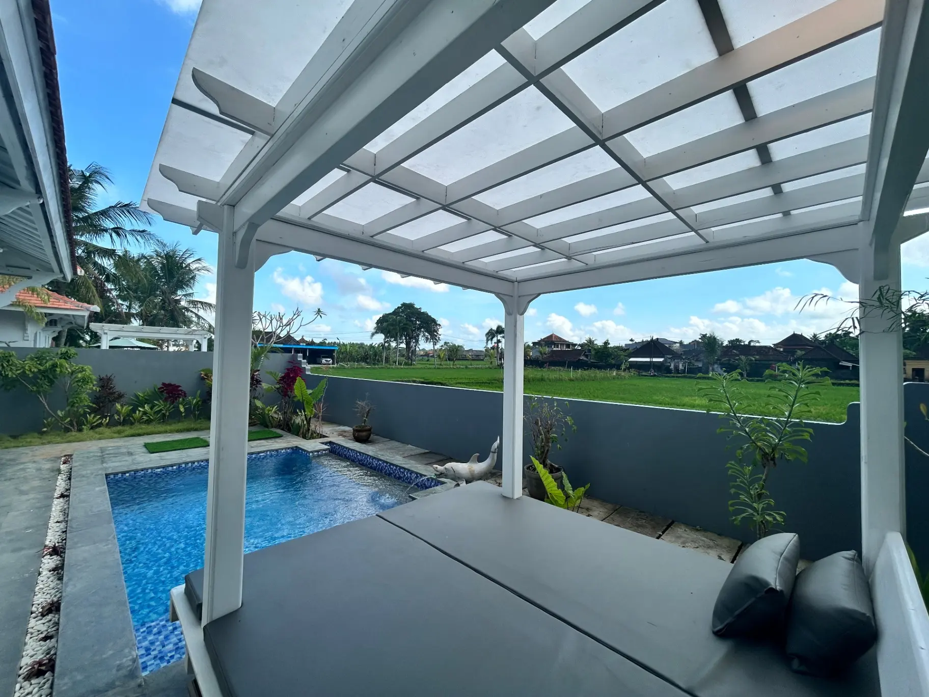 Modern 2BR Villa with Rice Paddy Views