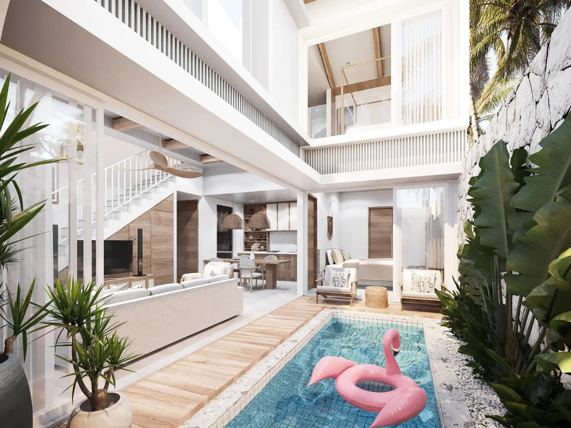 3-Bedroom Villa with Ricefield and Mountain Views in Kedungu — image 1