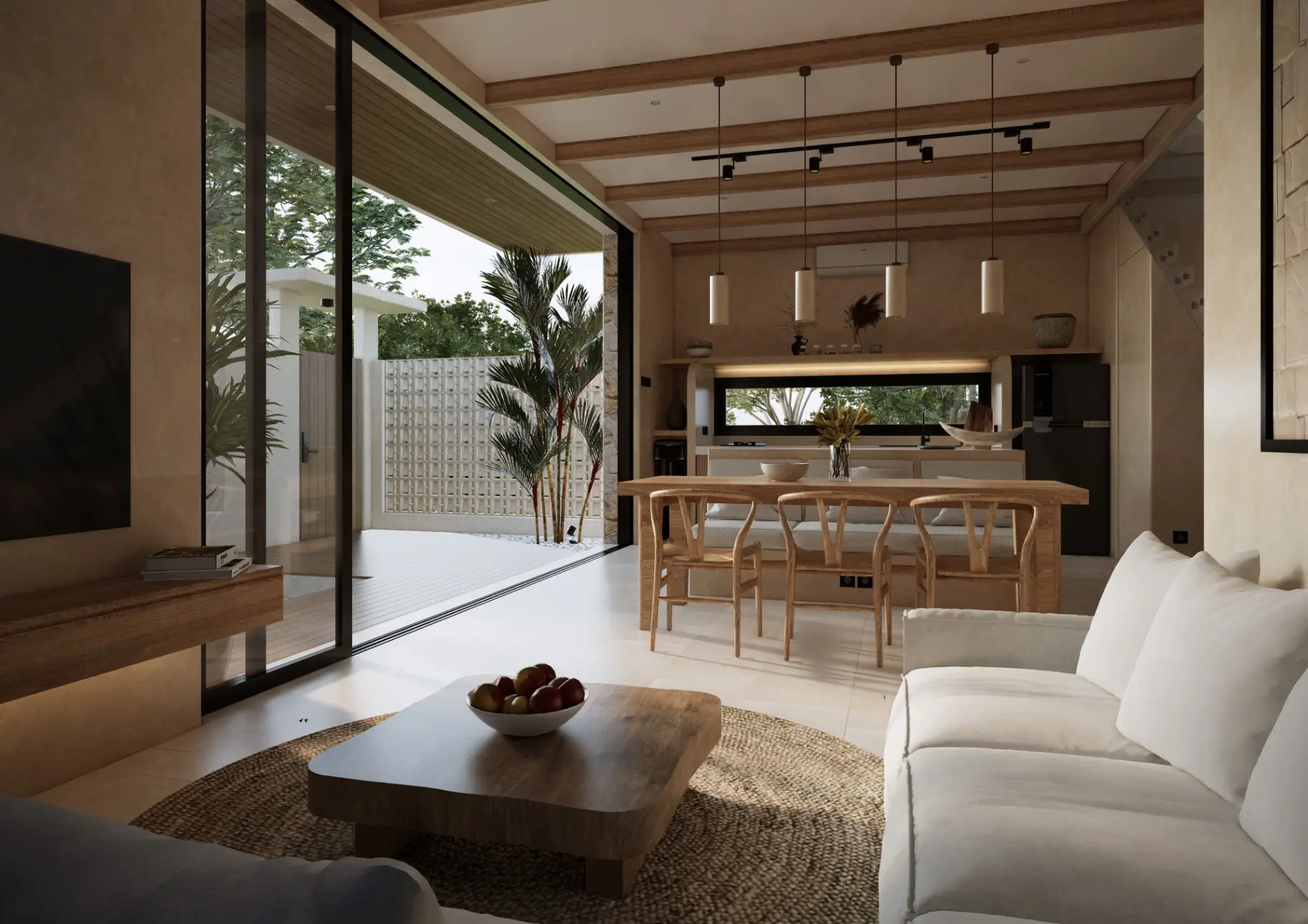 2-Bedroom Villa with Wabi-Sabi Design in Seseh — image 2