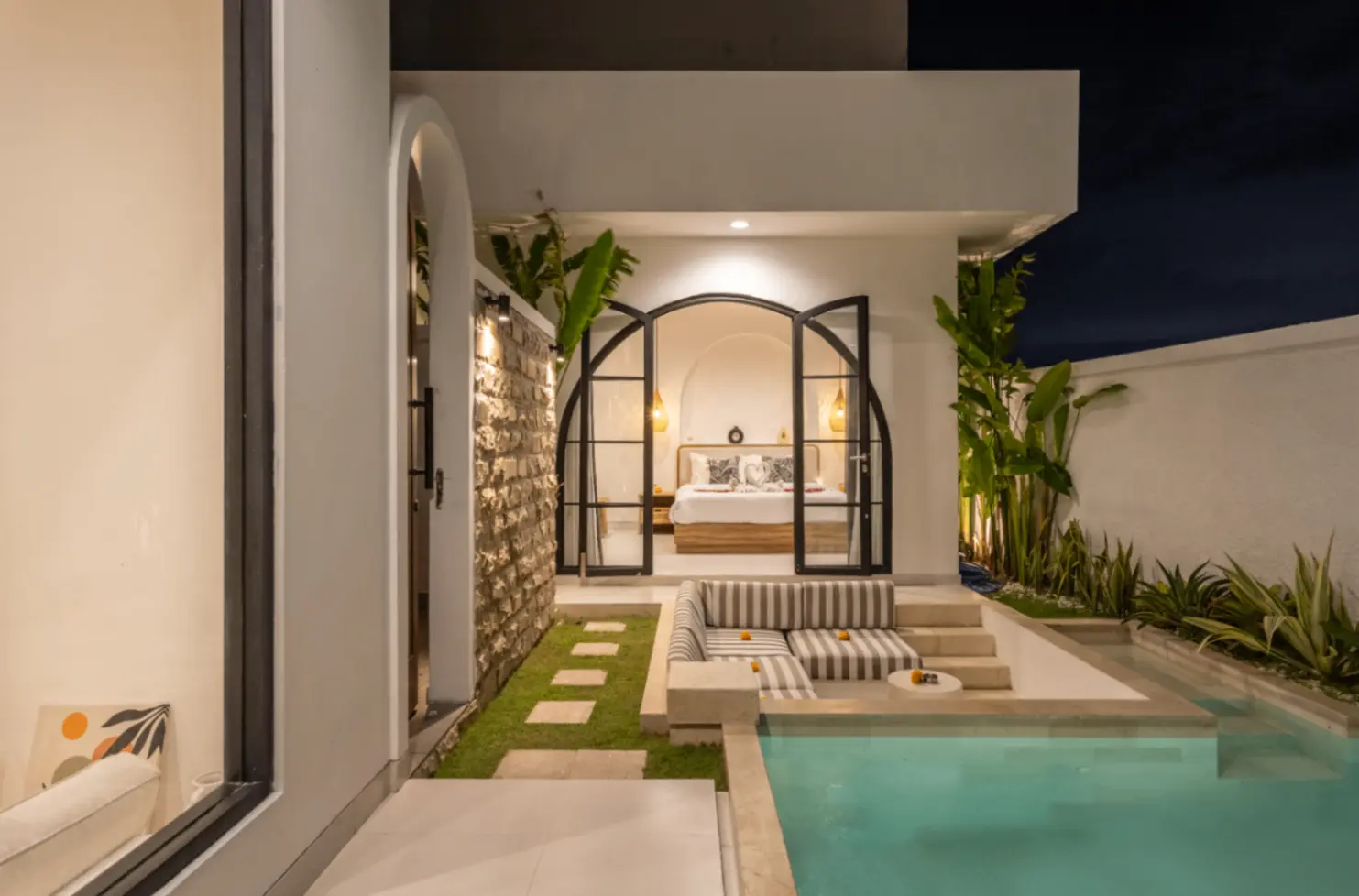 Cozy 2bd Mediterranean Canggu Villa w/ Pvt. Pool — image 4