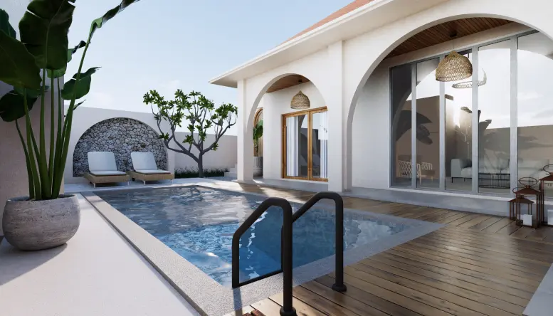 3 Bedrooms Modern Villa in Canggu-YO174 — image 2