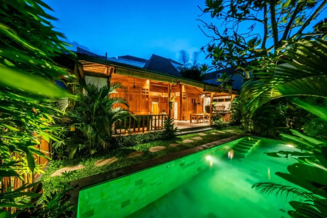 Villa For Rent 3 Bed In Uma Buluh Canggu Bali JH-3636