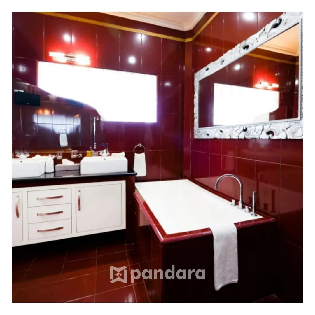 Sprawling 5BR Villa with 12m Pool Gym & Views | Near Pandawa Beach — image 3