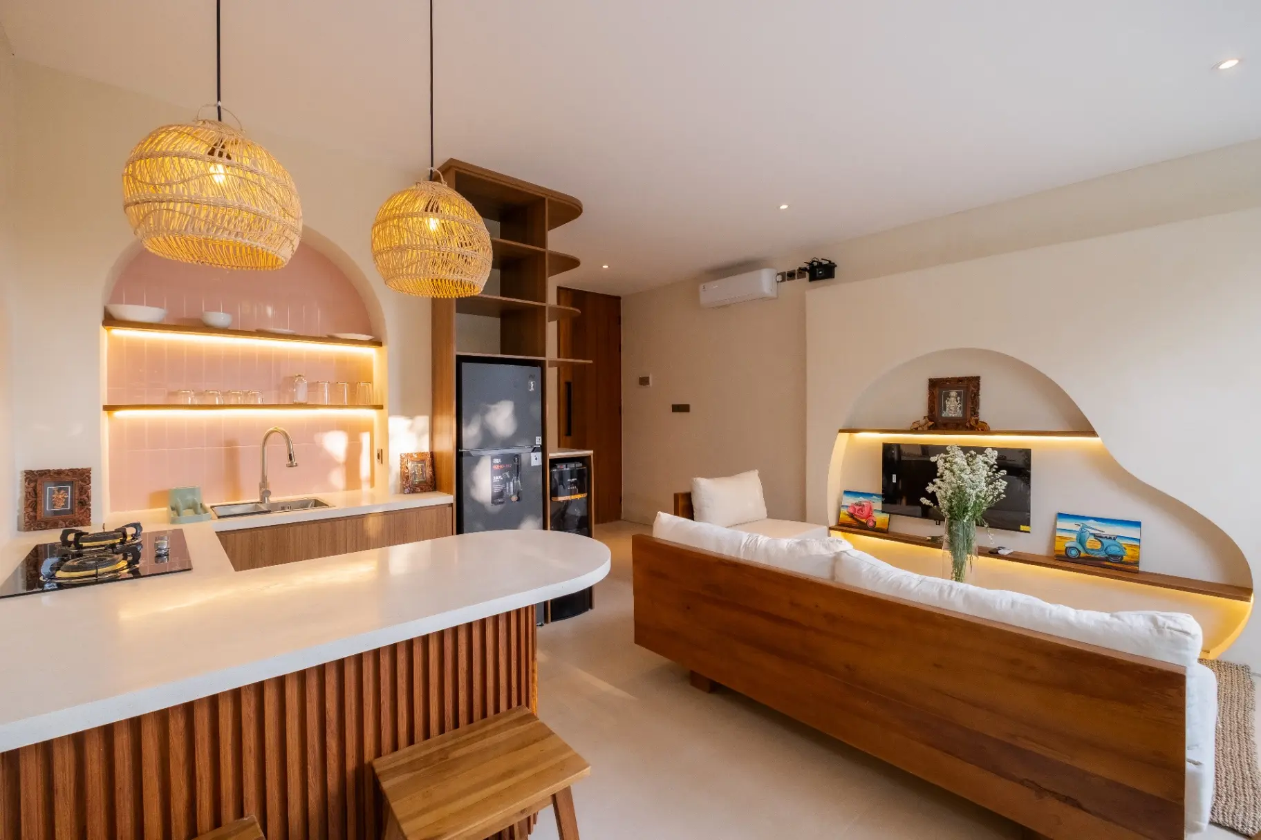 Modern bohemian - 1 BR - Villa with private Pool & Green Views – North Canggu — image 1