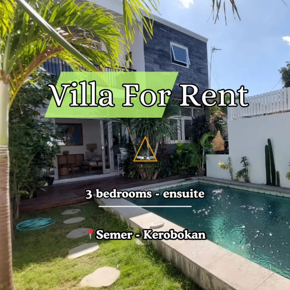 3BR Villa for Rent or Sale – Semer Kerobokan