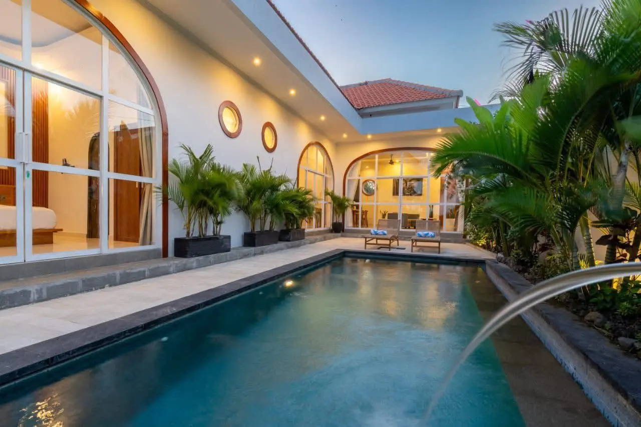 2BR Cozy Villa with Private Pool and Rice field view at Uma Buluh CANGGU
