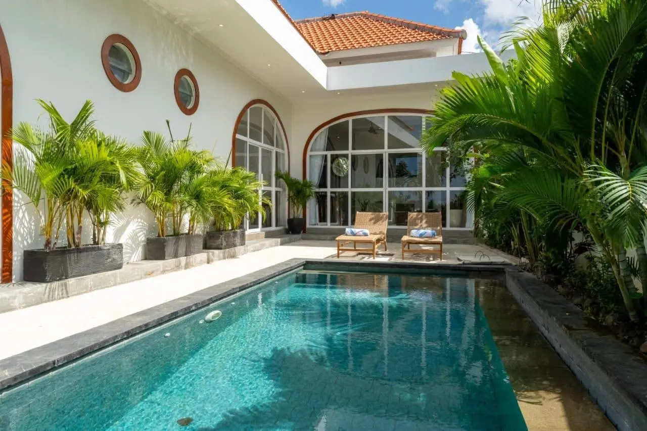 2BR Cozy Villa with Private Pool and Rice field view at Uma Buluh CANGGU — image 1