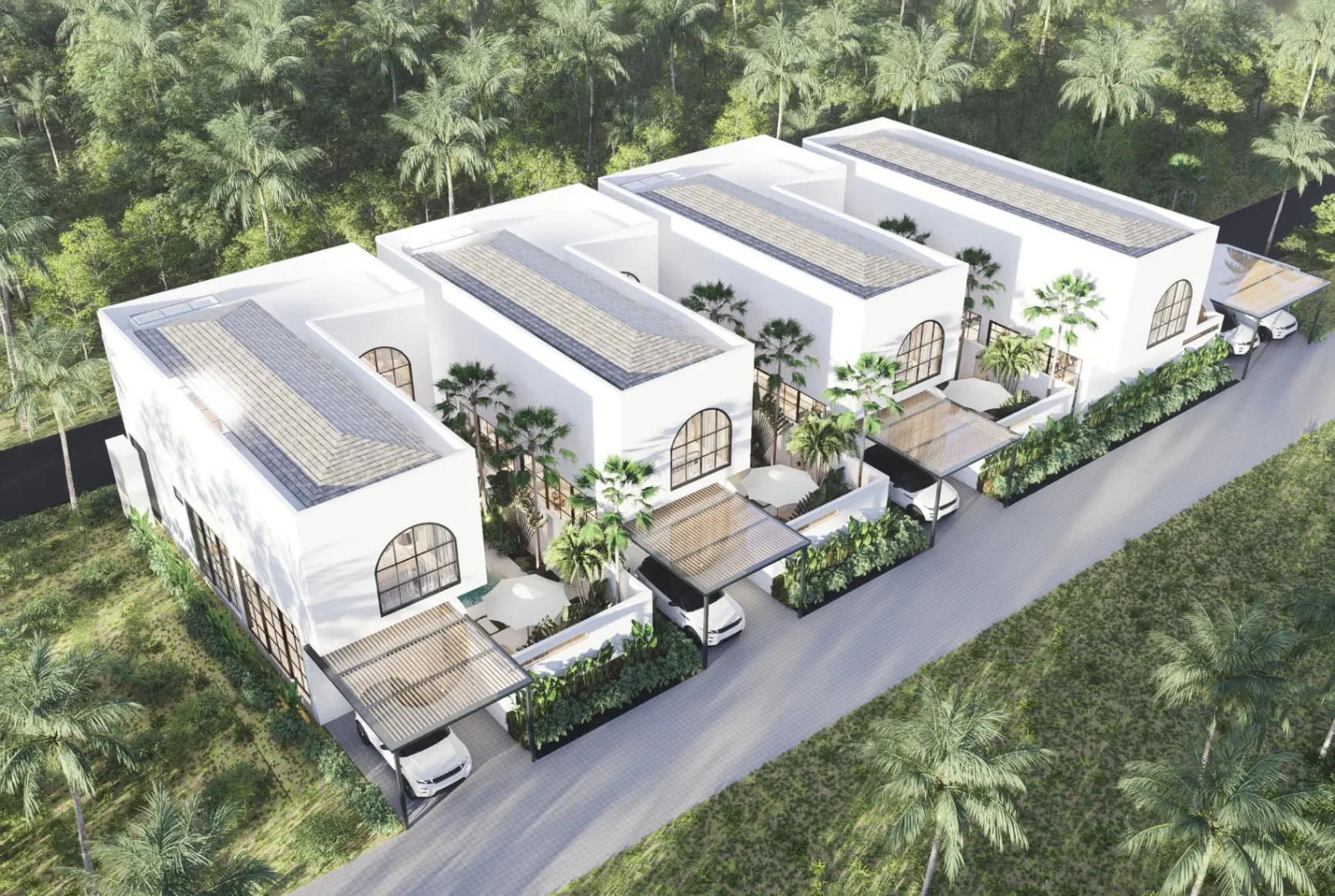 3 BDR Modern Mediterranean Off-Plan Villas in Ungasan Bali