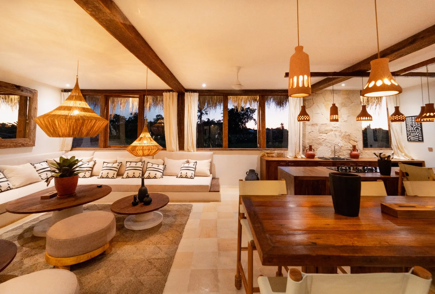 5-bedroom Modern Bohemian Villa in Kerobokan — image 1
