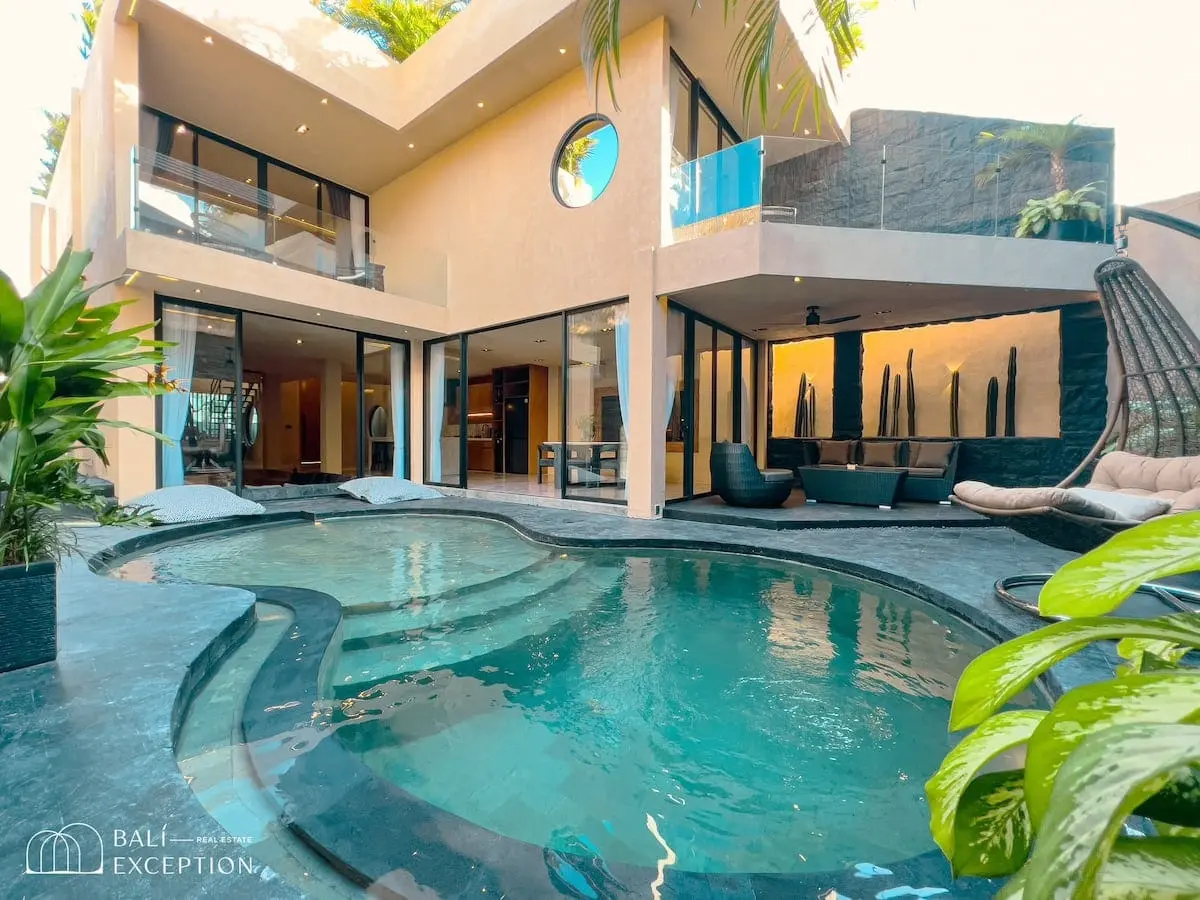 Villa For Rent 3 Bed In Umalas Kerobokan Bali PO-3734