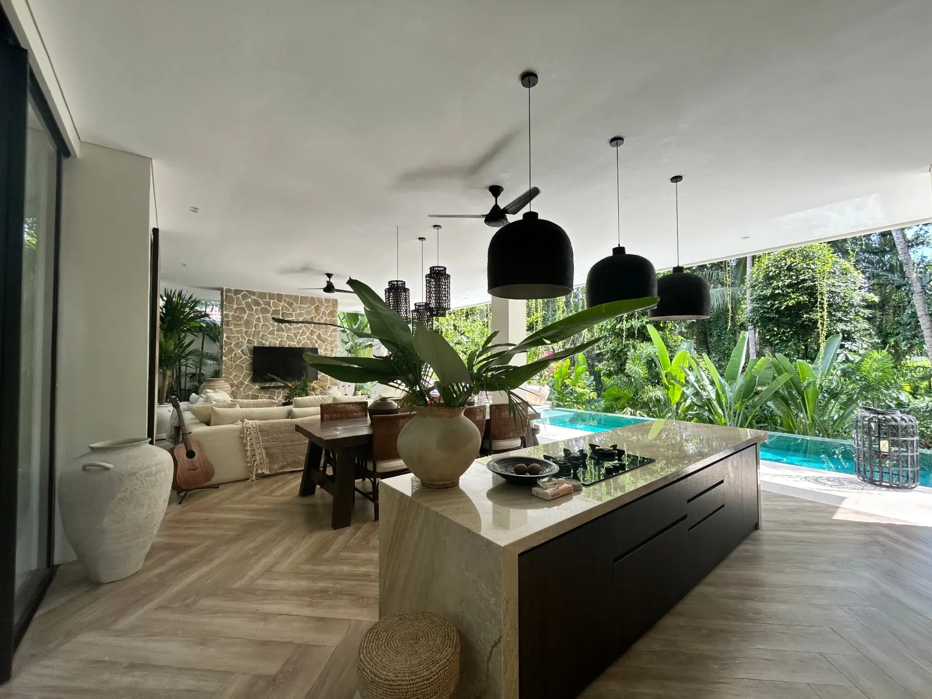 Modern Villa w/ Sunset & Jungle Forest Views
