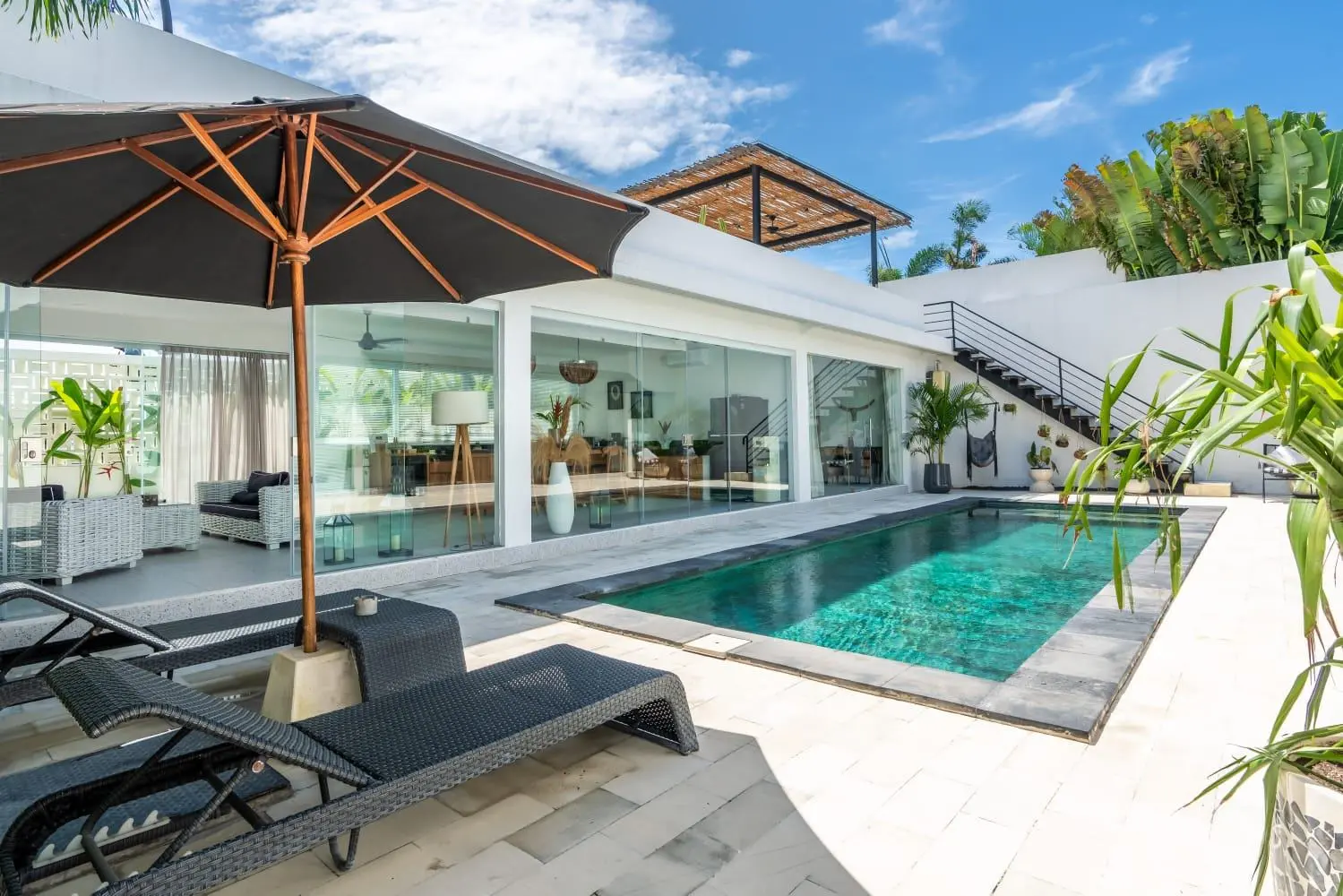 3 BEDROOM VILLA IN CANGGU IDR 67 MILL/MONTH