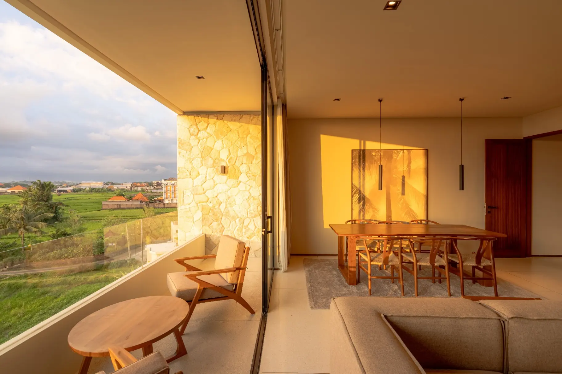 Sore - Mediterranean 2BR Studio w/ Paddy Views Balcony — image 1