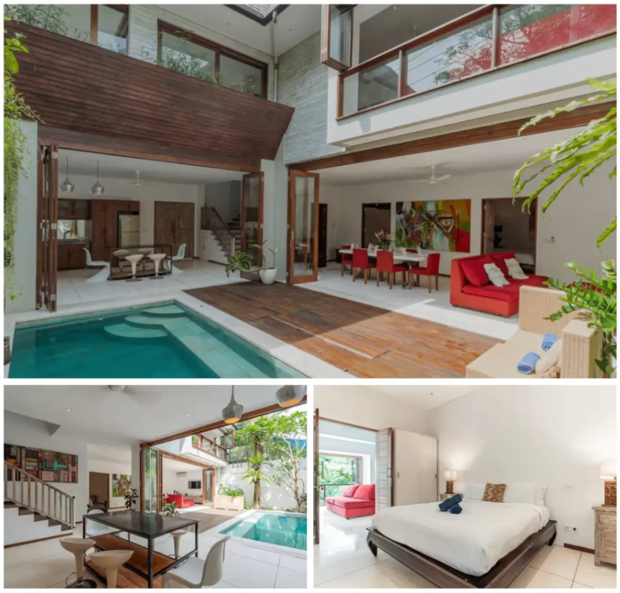 4BD Villa w/ Rooftop & Pool in Central Berawa