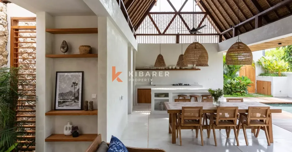 Bright Island Three-Bedrooms Open Living Villa Near Batu Bolong Beach YRC5280 — image 3