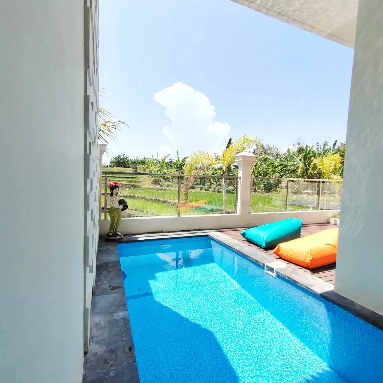 2-Bedroom Villa for Rent in Babakan Canggu - Ricefield View