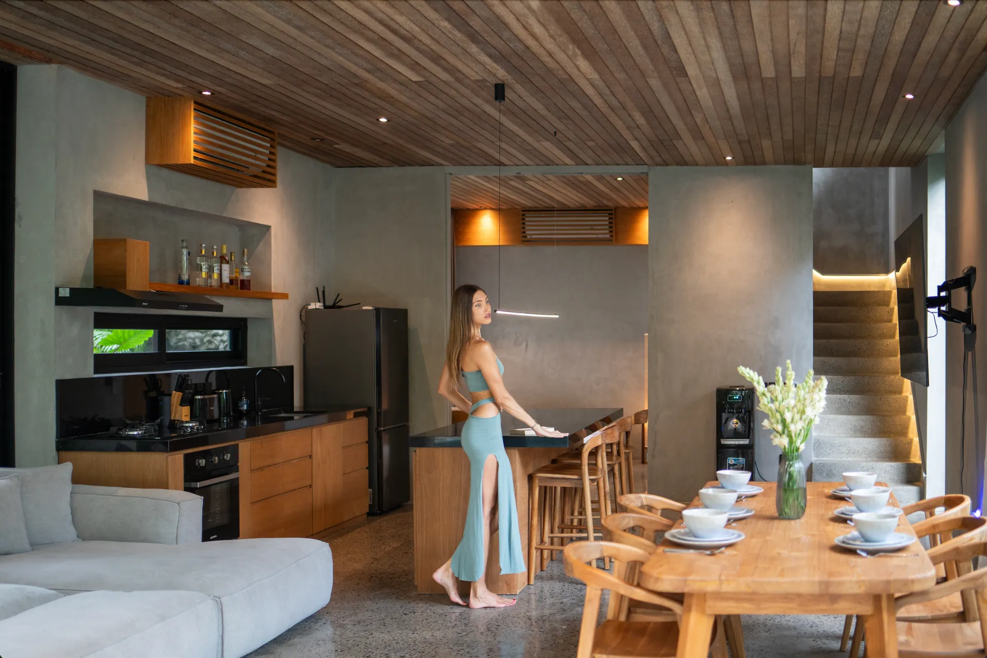 Villa Sadar River – Luxury 3BR Wabi-Sabi Sanctuary Overlooking Jungle & River — image 3