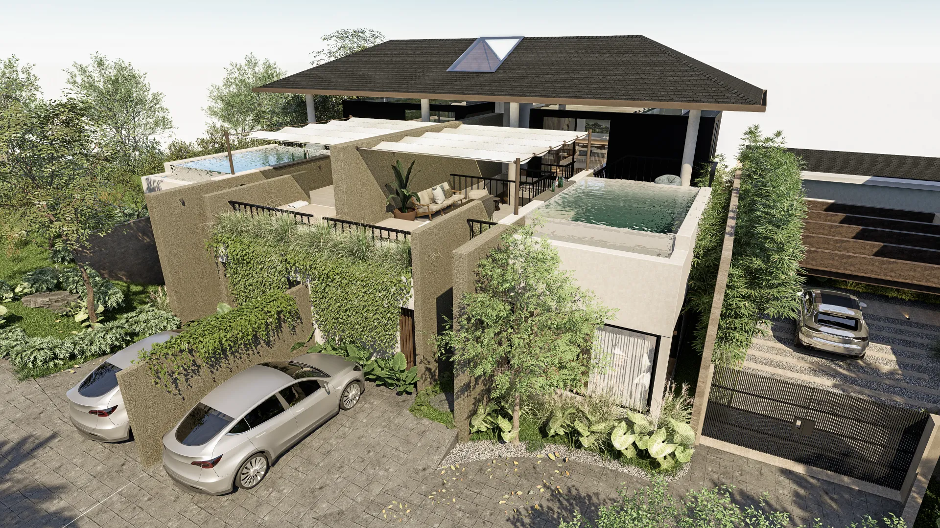 Brand new 3-bedroom villa with modern tropical design in Tumbak Bayuh — image 1