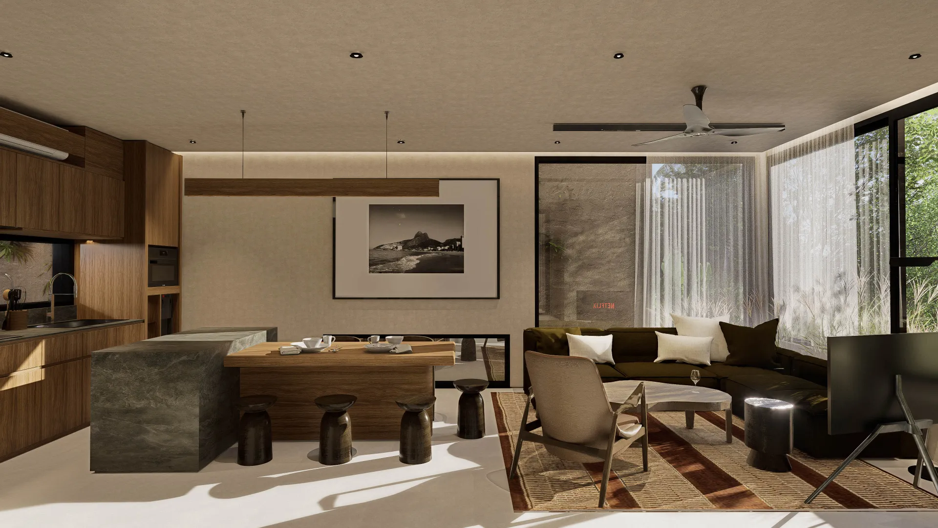 Brand new 3-bedroom villa with modern tropical design in Tumbak Bayuh — image 2