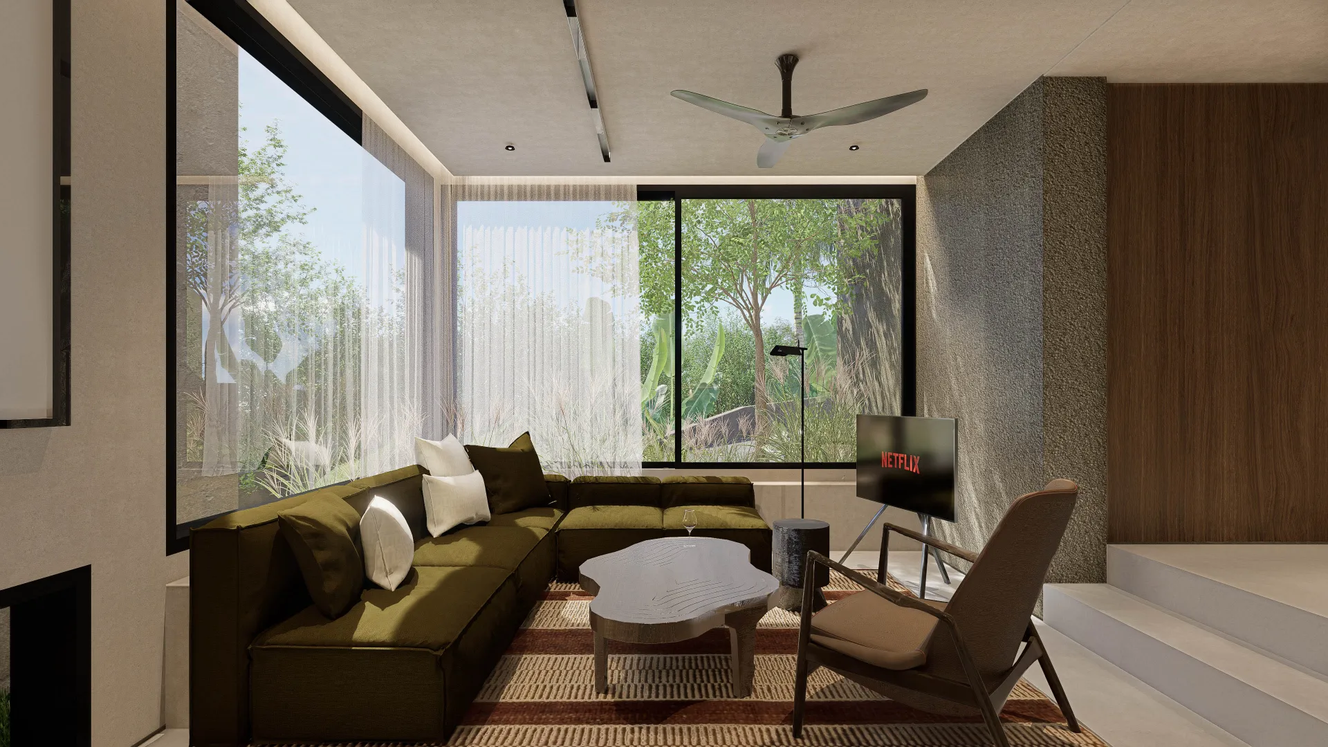 Brand new 3-bedroom villa with modern tropical design in Tumbak Bayuh — image 4