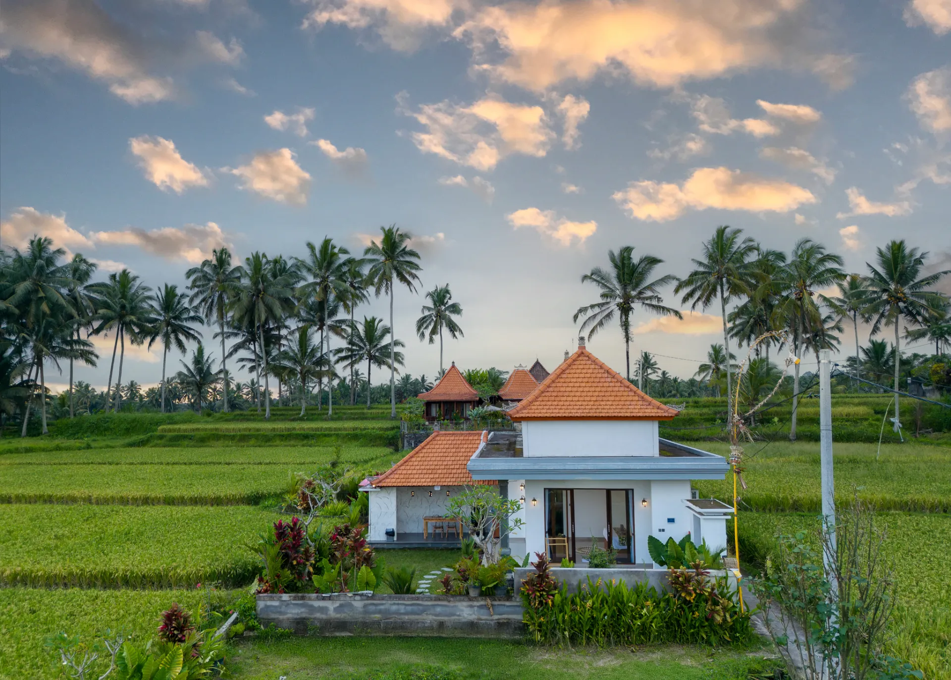 House with spacious backyard and ricefield view — image 3